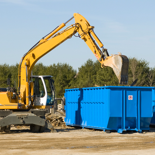 what happens if the residential dumpster is damaged or stolen during rental in Parker